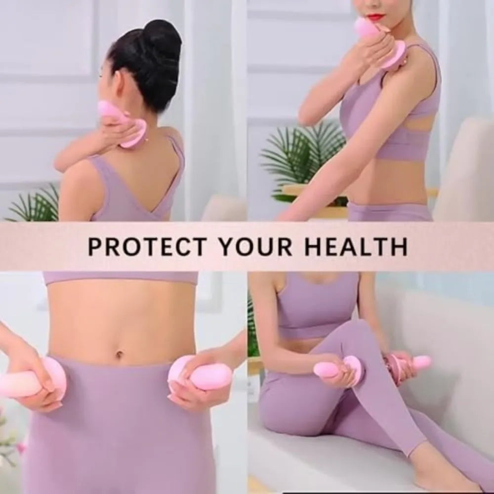 360 Degree Handheld Massage Ball Roller Hand Held Design Two Styles Lymphatic Massage Roller Ergonomic Portable