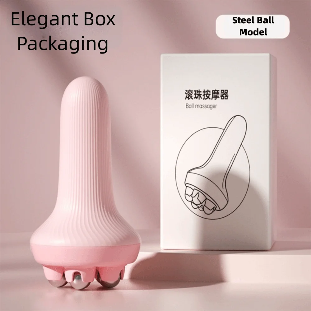 360 Degree Handheld Massage Ball Roller Hand Held Design Two Styles Lymphatic Massage Roller Ergonomic Portable