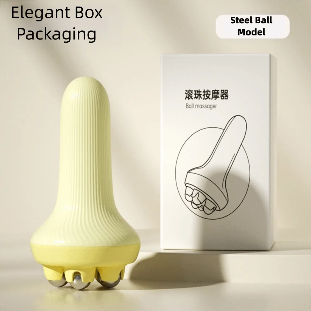 360 Degree Handheld Massage Ball Roller Hand Held Design Two Styles Lymphatic Massage Roller Ergonomic Portable